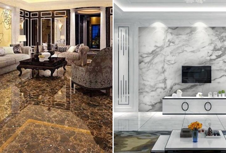 Where to use imported marble